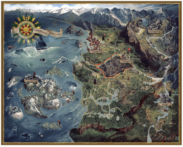 Пазл The Witcher 3: Wild Hunt – Witcher World Map