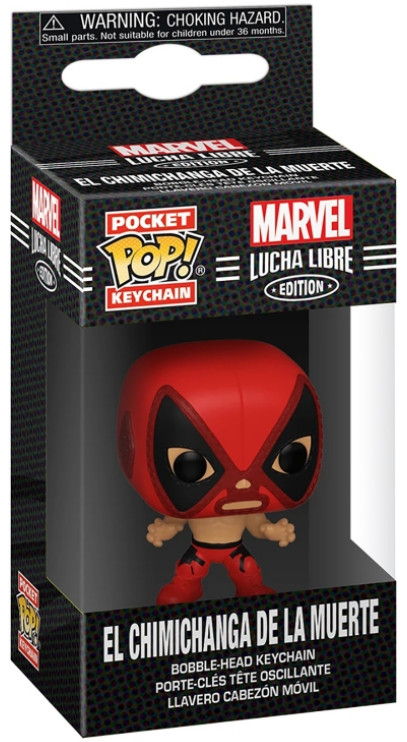 Брелок Funko Pocket POP: Marvel – Deadpool Luchadores