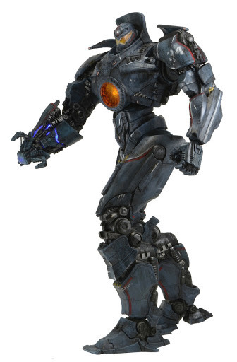  Pacific Rim. Gipsy Danger  Battle Damaged With Light-Up Plasma Cannon Arm (46 )