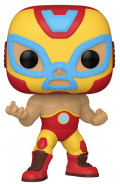  Funko POP Marvel: Lucha Libre Edition – El Heroe Invicto Iron Man Bobble-Head (9,5 )