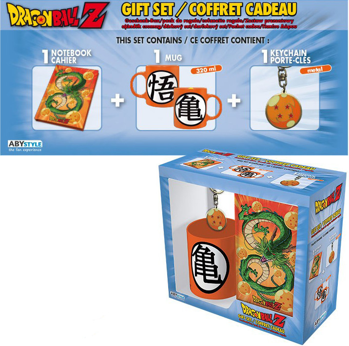 Набор Dragon Ball (кружка + блокнот + брелок)