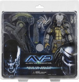  Aliens Vs Predator: Battle Damaged Celtic Predator Vs Battle Damaged Grid Alien 2 Pack (23 )