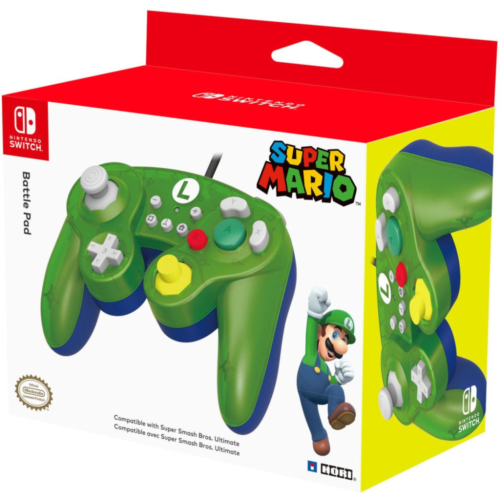 Геймпад Hori Battle Pad: Luigi для Nintendo Switch (NSW-136U)
