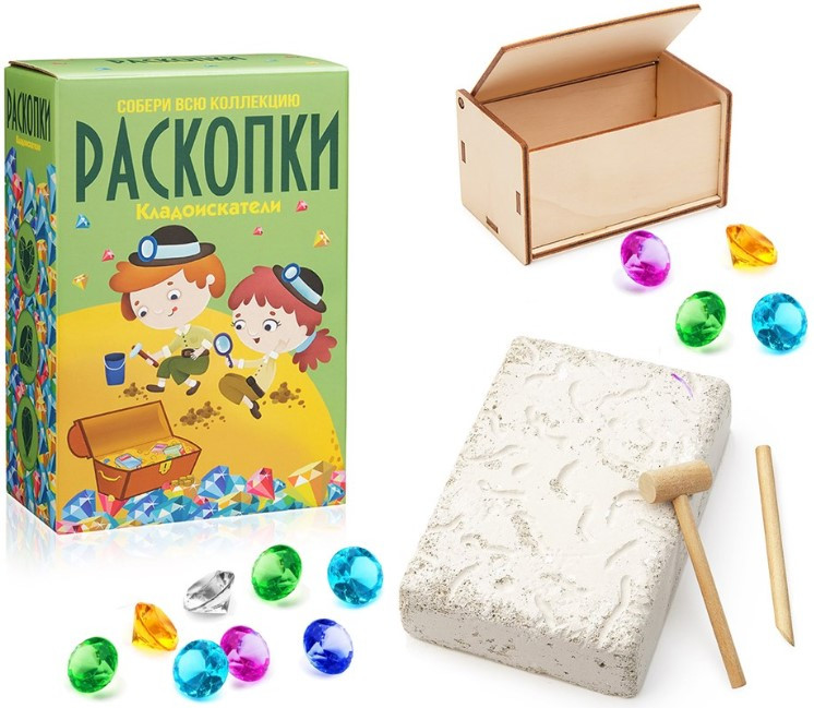 Настольная игра Раскопки: Кладоискатели – Большой набор для проведения раскопок