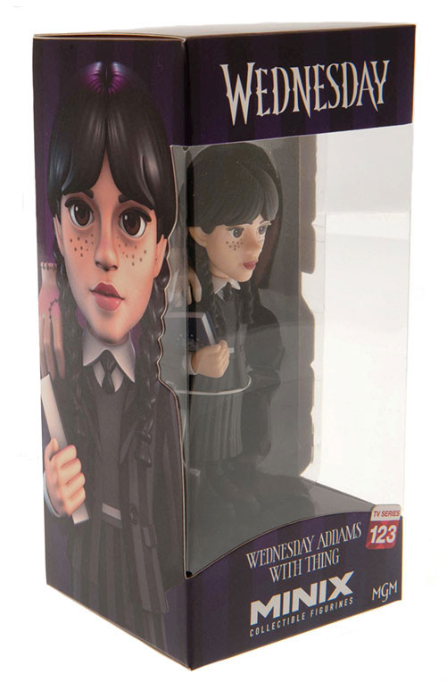 Фигурка Minix: Wednesday – Уэнсдей Аддамс и Вещь (12 см)