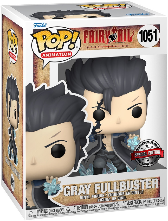  Funko POP Animation: Fairy Tail  Gray Fullbuster [Devil Slayer] Exclusive (9,5 )