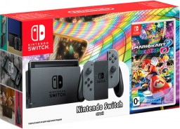 ������� ������� Nintendo Switch (�����) + ���� Mario Kart 8. Deluxe