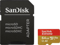 ����� ������ SanDisk Extreme MicroSDXC 64�� A2 C10 V30 (SDSQXA2-064G-GN6MA)
