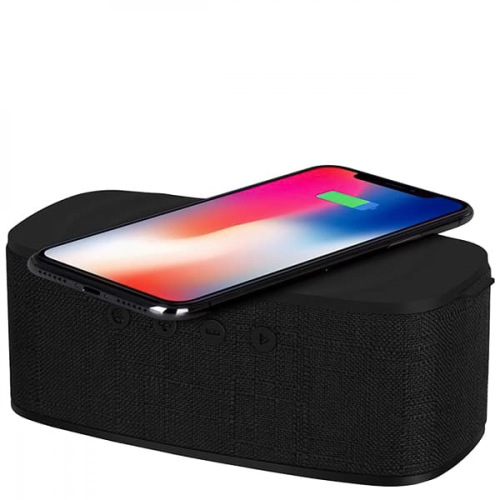  Momax Q.Zonic Wireless Charging Bluetooth Speaker Black  ()