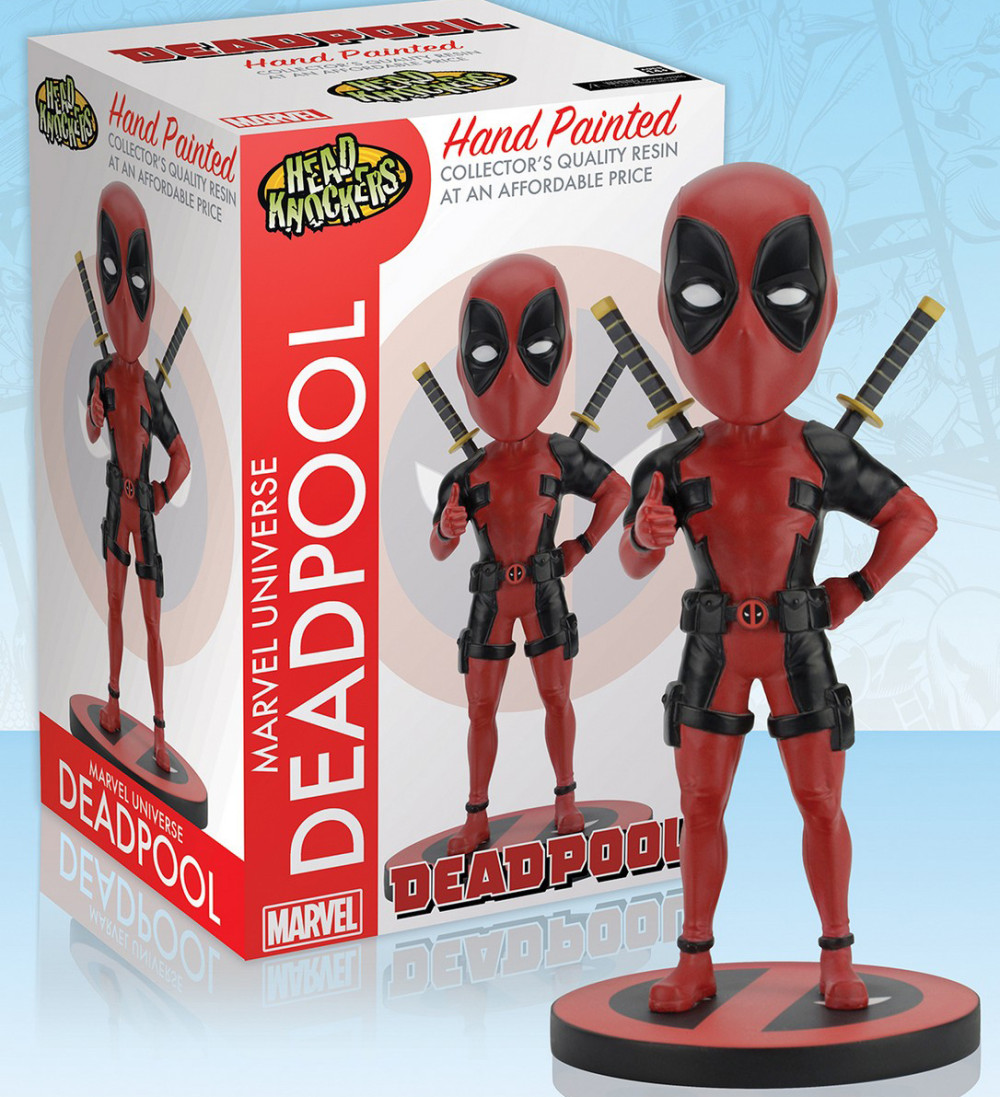 Фигурка NECA: Marvel Deadpool Classic Head Knocker (20 см)