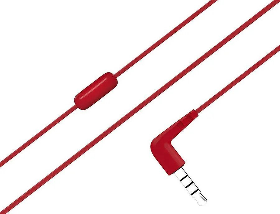 Наушники JBL C 50 HI проводные внутриканальные (красный) (JBLC50HIRED)