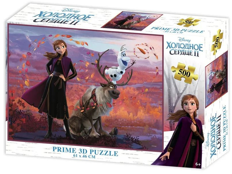 Super 3D Puzzle: Disney – Холодное Сердце II (арт. 10464) (500 элементов)