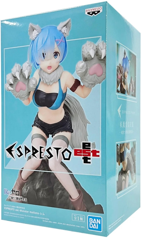 Фигурка Re: Zero Starting Life In Another World: Espresto Est Monster Motions – Rem