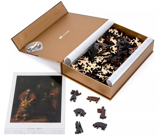 Wooden Puzzles: Возвращение блудного сына (Харменс ван Рейн Рембрандт)