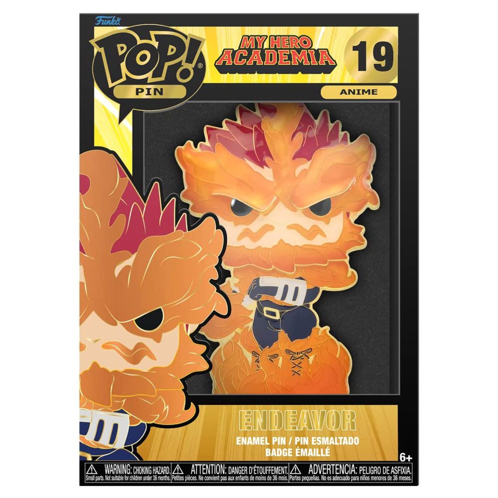 Значок Funko POP Pin: My Hero Academia – Endeavor Enamel