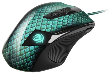 Мышь Sharkoon Drakonia проводная игровая для PC (зеленая)