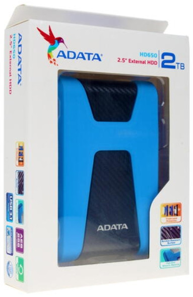    ADATA DashDrive HDD HD650 2TB USB 3.1 ()