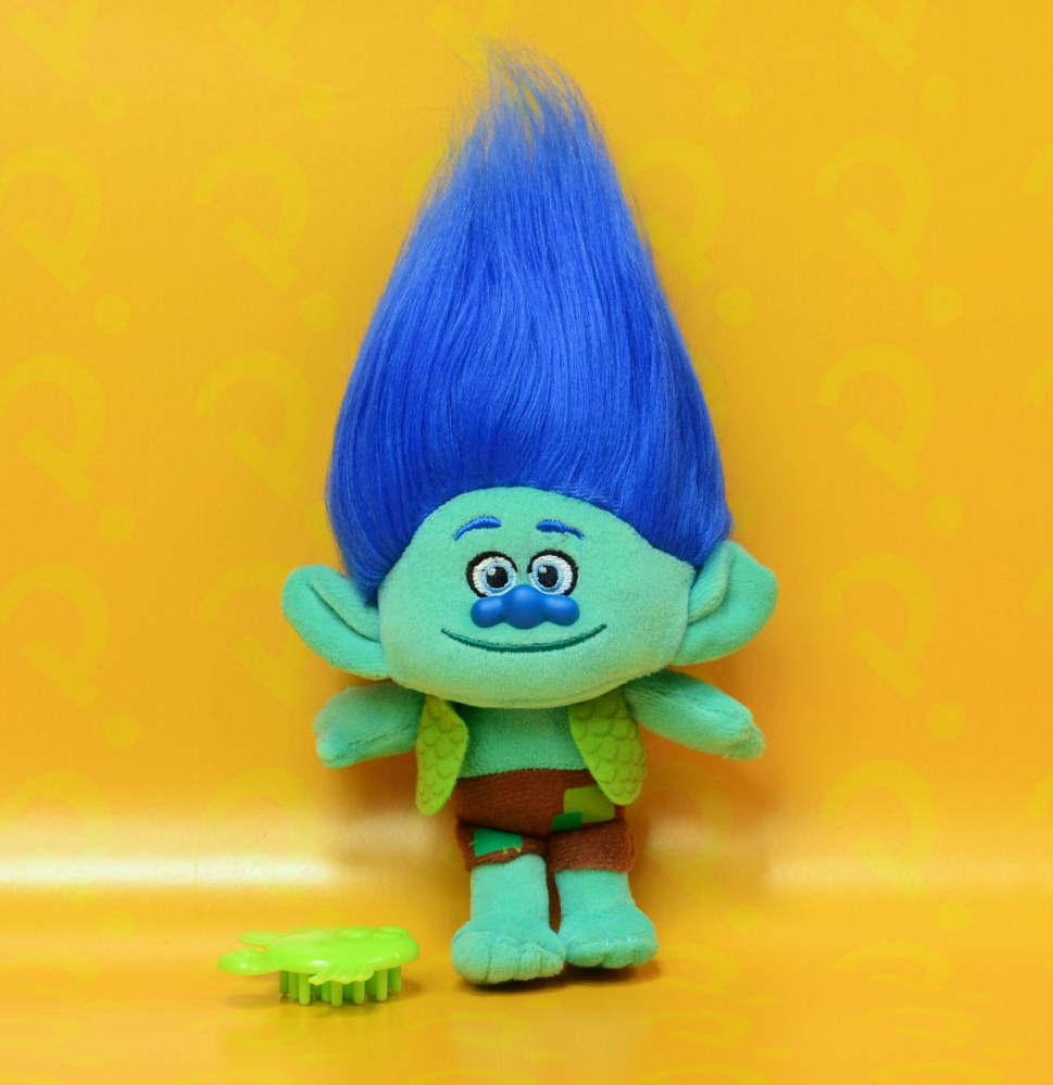 Мягкая игрушка Trolls. Тролль Цветан (Branch) веселый