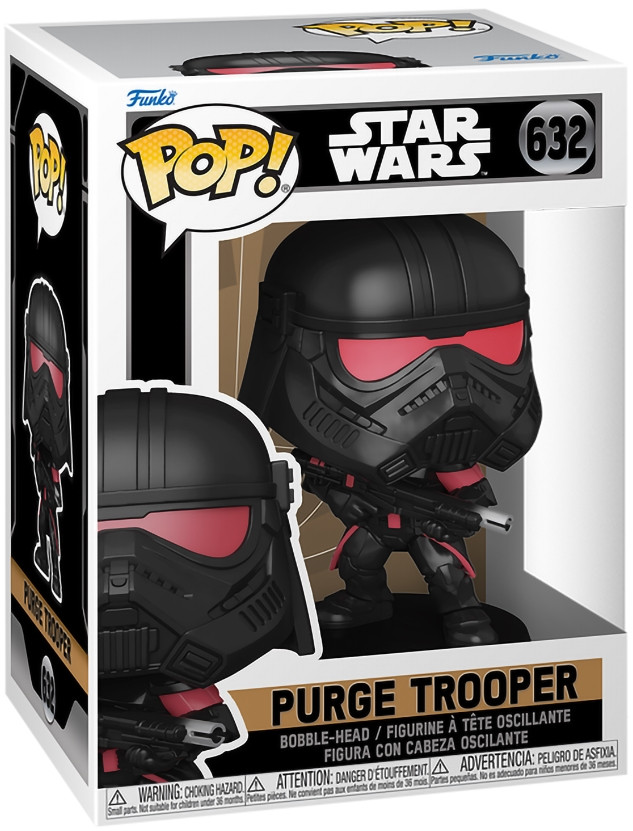 Фигурка Funko POP Star Wars: Obi-Wan Kenobi – Purge Trooper Battle Bobble-Head (9,5 см)