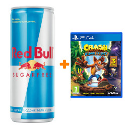  Crash Bandicoot Nsane Trilogy [PS4,  ] +   Red Bull   250