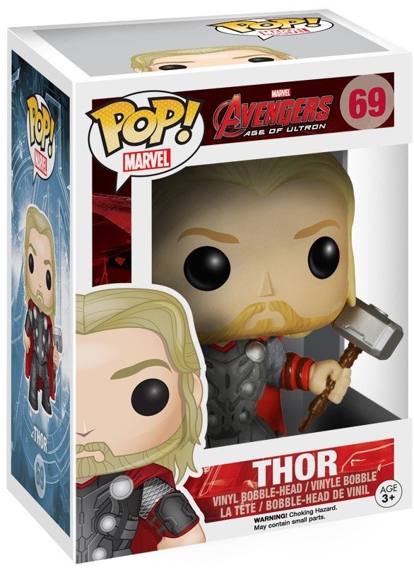 Фигурка Funko POP Marvel: Marvel Avengers Age Of Ultron – Thor Bobble-Head (9,5 см)