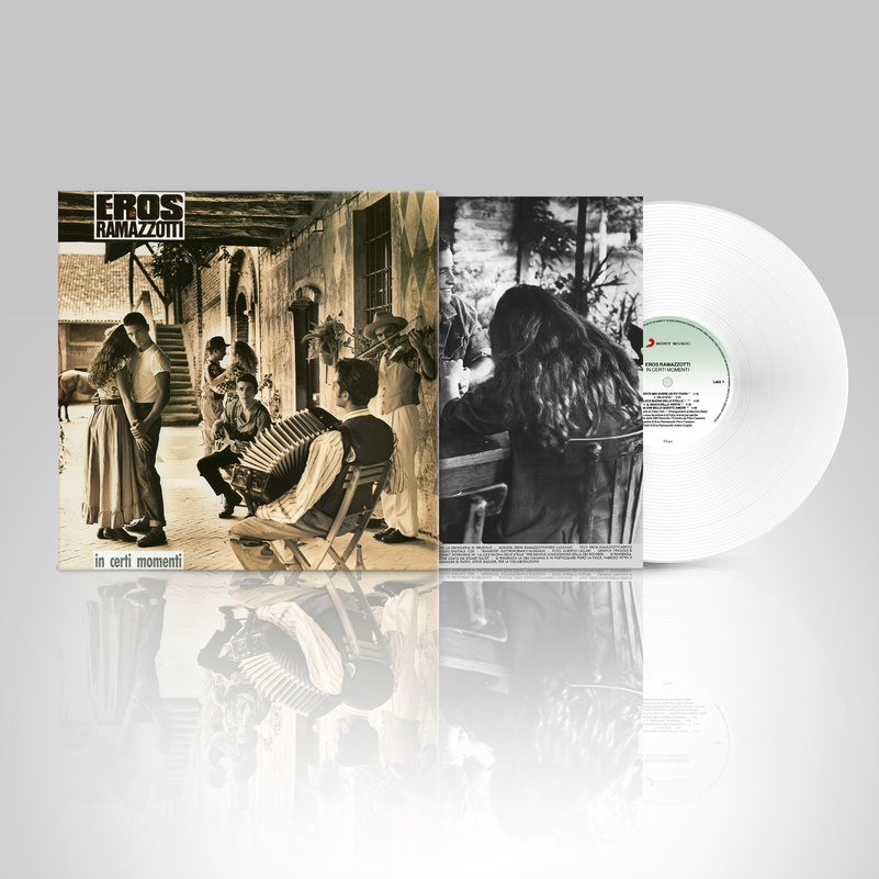 RAMAZZOTTI EROS  In Certi Momenti  Italian Version  Coloured White Vinyl  LP +   LP Brush It 
