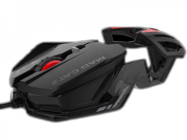 Мышь Mad Catz R.A.T. 1 проводная оптическая для PC (черная с красным)