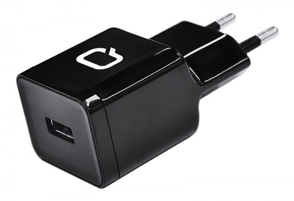Сетевое зарядное устройство Qumo Energy 1USB 1A + кабель micro USB