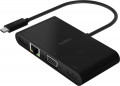  Belkin USB-C  Ethernet, HDMI, VGA, USB-A,100 , PD () (AVC004btBK)