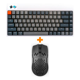 ����� �Keychron K3� (���� M1 black, ���������� K3 Low Profile Blue Switch)