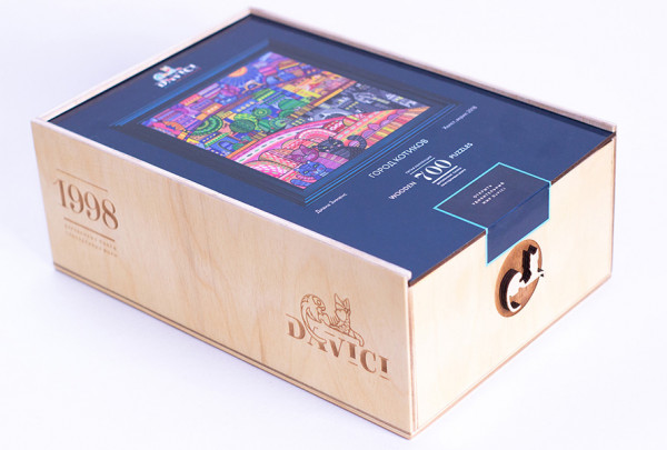 Wooden Puzzles: Город котиков
