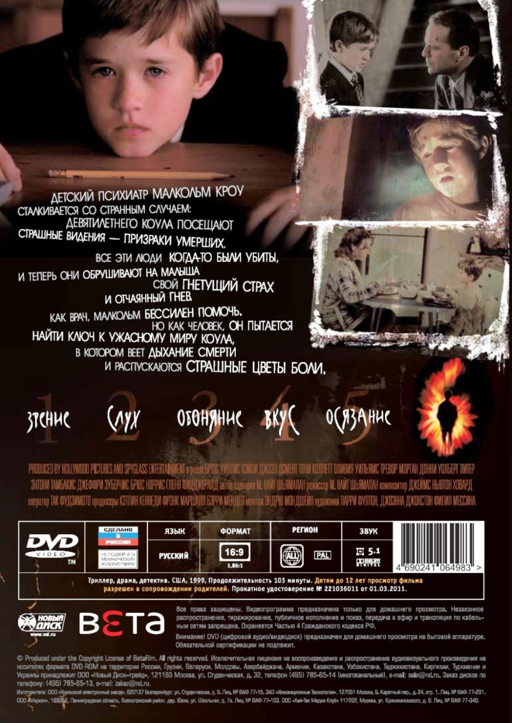 Шестое чувство (DVD)