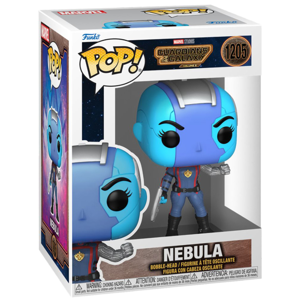  Funko POP Marvel: Guardians Of The Galaxy 3  Nebula Bobble-Head (9,5 )