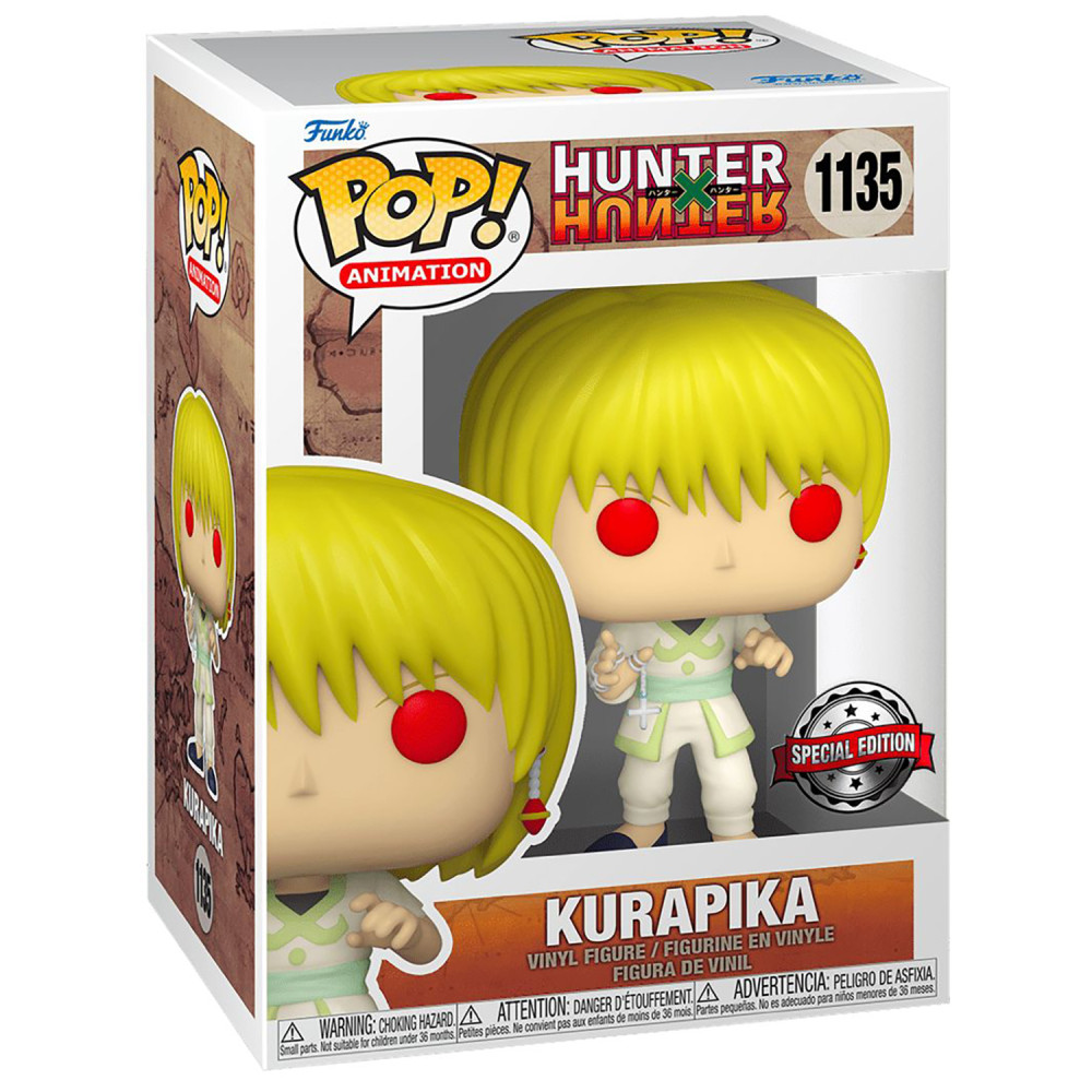 Фигурка Funko POP Animation: Hunter x Hunter – Kurapika With Chain Exclusive (9, 5 см)
