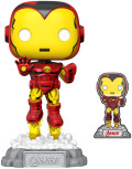 ������� Funko POP Marvel: Avengers 60th Comic � Iron Man with Pin Exclusive (9,5 ��)