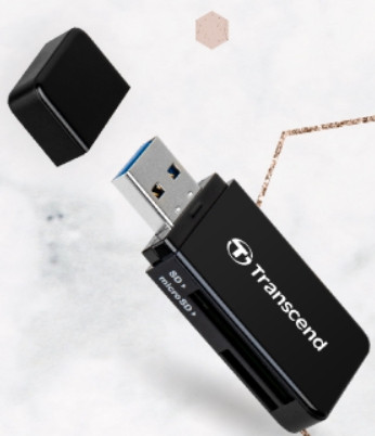  Transcend USB3.0 SD/microSD Card Reader (TS-RDF5R)