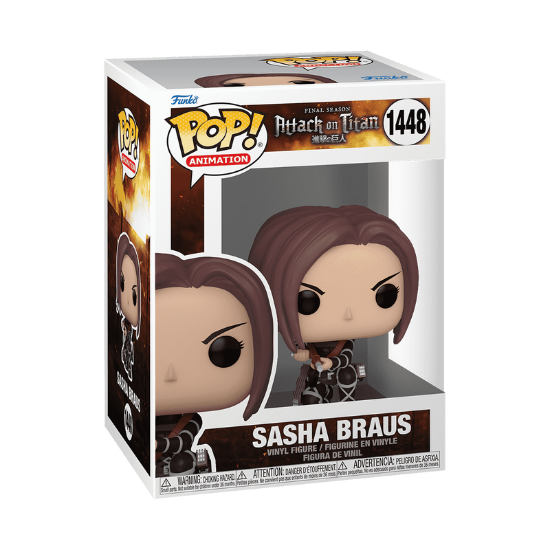 Фигурка Funko POP Animation: Attack On Titan – S5 Sasha (9,5 см)