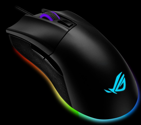 Мышь ASUS ROG Gladius II Origin P504 проводная для PC (черный) (Bundle for MS Office)