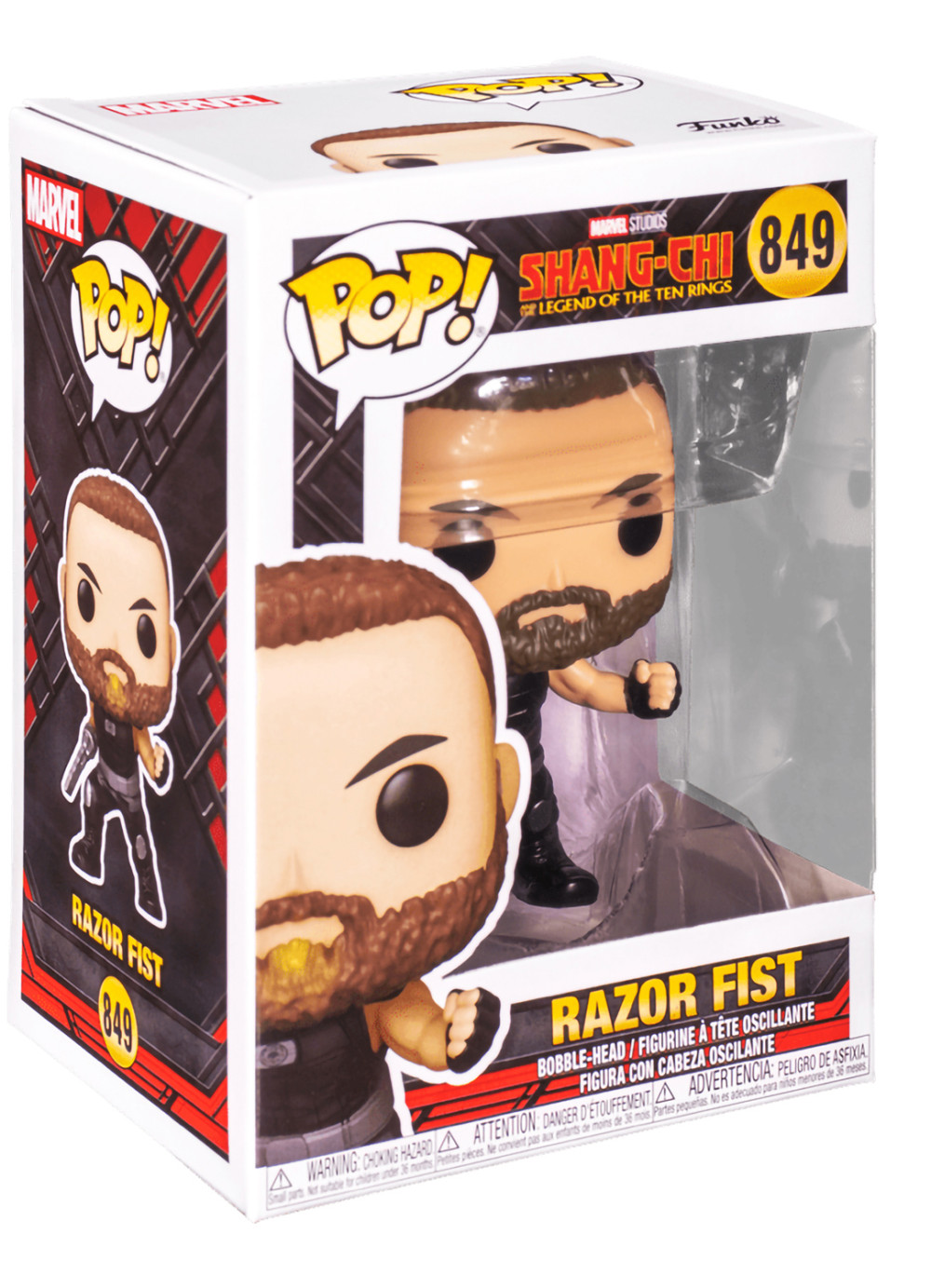  Funko POP Marvel: Shang-Chi And The Legend Of The Ten Rings – Razor Fist (9,5 )