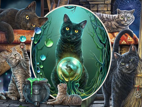 Super 3D Puzzle: Кошки (Magical Cats) (500 элементов)