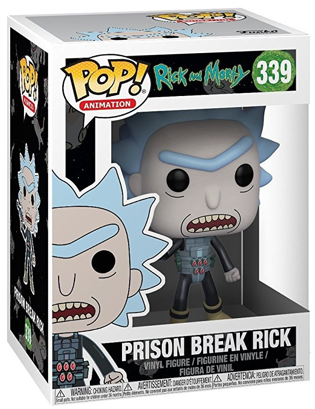  Funko POP Animation: Rick And Morty  Prison Escape Rick (9,5 )