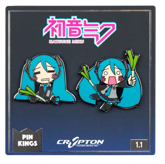   Hatsune Miku 1.1 Pin Kings 2-Pack