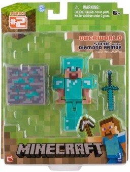  Minecraft Steve with Diamond Armor   (6 )