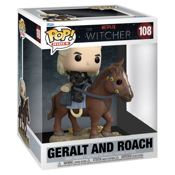 Фигурка Funko POP Rides: The Witcher – Geralt And Roach Exclusive