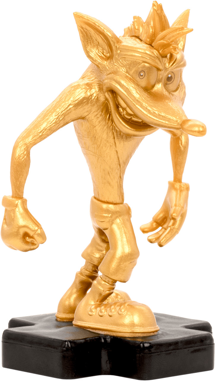 Фигурка TOTAKU Collection: Crash Bandicoot – Golden Crash. Limited Edition (10 см)