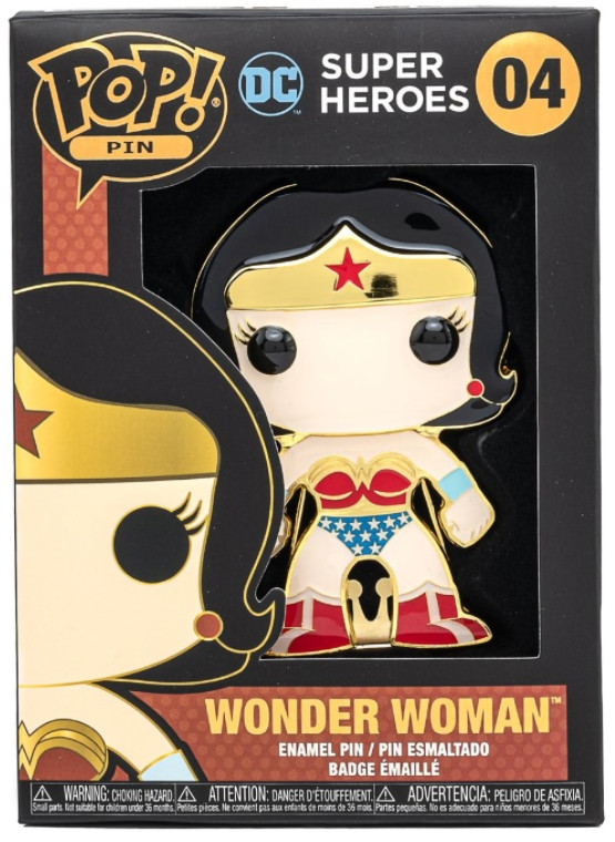 Значок Funko Pop Pin: DC Classic  – Wonder Woman Large Enamel Pin