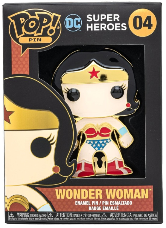 Значок Funko Pop Pin: DC Classic – Wonder Woman Large Enamel Pin