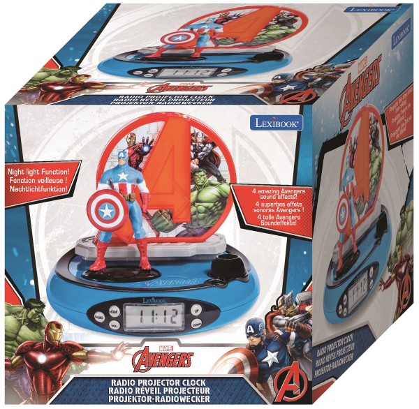 Часы-будильник Avengers