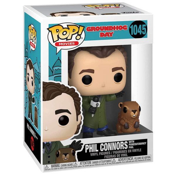 Фигурка Funko POP Movies: Groundhog Day – Phil Connors With Punxsutawney Phil (9,5 см)