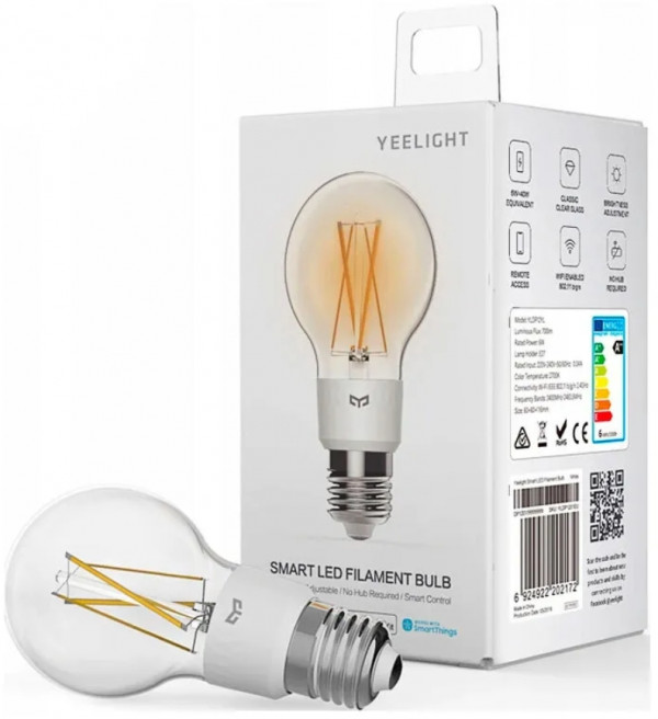 Умная светодиодная филаментная лампа Yeelight LED Filament Light YLDP12YL